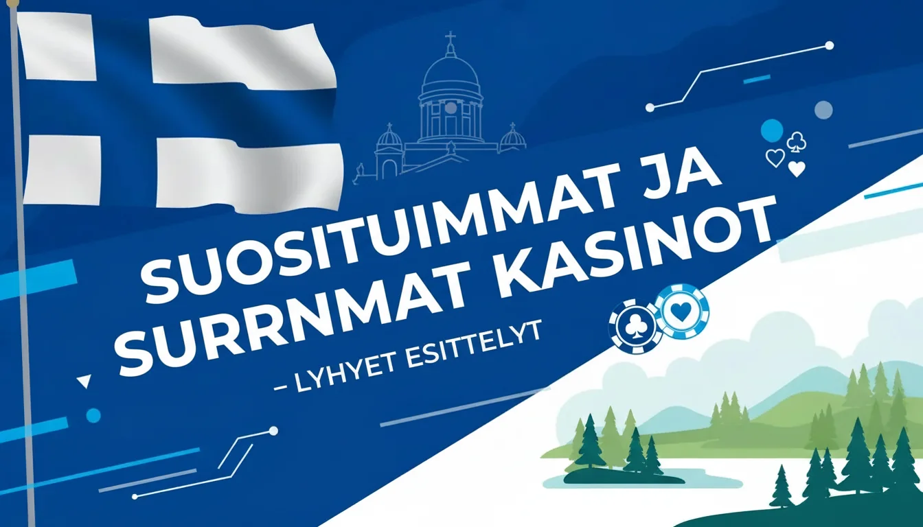 Suosituimmat ja suurimmat kasinot banner